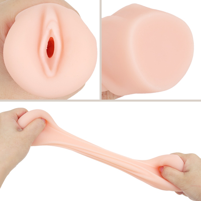 【つぶヒダとろける】　程よい弾力感の非貫通式。ニオイ・ベタつきは控えめです。