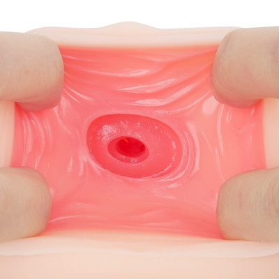 【ｍｉｒｕ】　内層はぷるんぷるんの弾力素材を使用した二層構造。入口は360度に配置されたヒダがゾリゾリとなぞります。