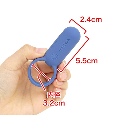 “paiRING（ペアリング）”のボディサイズ。スティックローターとしては標準的で扱いやすいです。　※数値はＮＬＳ実測値