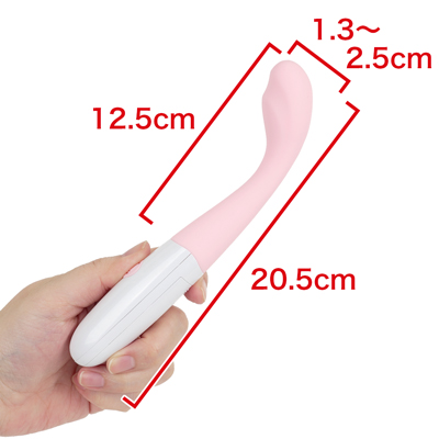 軽量でスリム。長時間の使用でも手が疲れにくいスマートな設計です。　※数値はＮＬＳ実測値