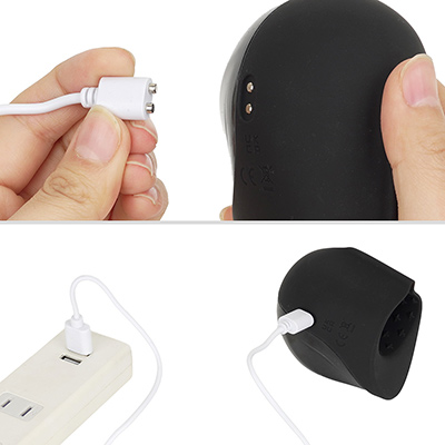 フル充電まで約１時間、連続稼働は約60分という優秀なスペック。付属のマグネットケーブルで充電しましょう。
