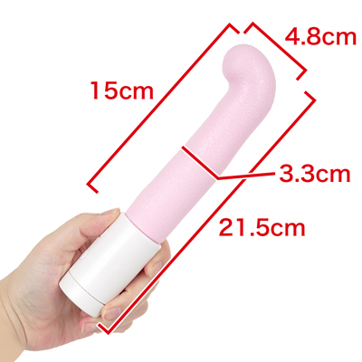 【ストレート】　抵抗感を軽減したスマートなヘッド形状が特徴です。挿入時のスムーズさを大切にしながら、先端の程よいカーブが欲しいスポットにピタッと届く満足感を実現。太すぎない設計なので、初心者の方や、自然な使用感を好む方にもおすすめです。　※数値はＮＬＳ実測値