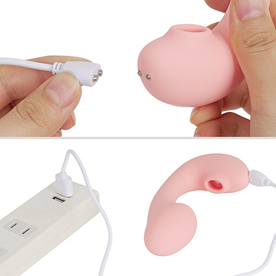 充電は付属のマグネットケーブルを使用。フル充電までは約50分、連続稼働は約30分…と、ややスタミナ不足かも。