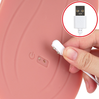 利便性の高いUSB充電式。約90分でフル充電が完了し、最大約60分の連続使用が可能です。パワフルなピストンと振動をいつでも最高のコンディションで堪能できます。