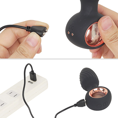 充電は付属するマグネット接続ケーブルで。フル充電までは約２時間、連続稼働は約50分。スペック的には及第点でしょう。