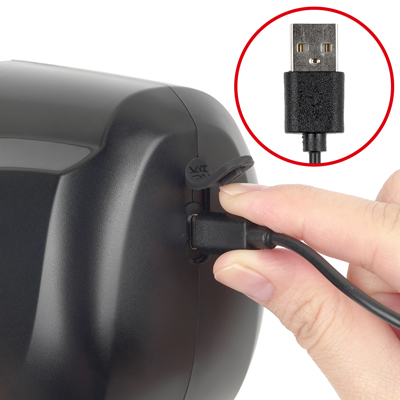 付属の充電ケーブルを使用し、約150分でフル充電が完了します。連続稼働時間は最大で約50分とスタミナ抜群。静音設計（≦60dB）となっているため、バッテリー残量や周囲への音を気にすることなく、最高の手コキフェラ体験にじっくりと集中できます。