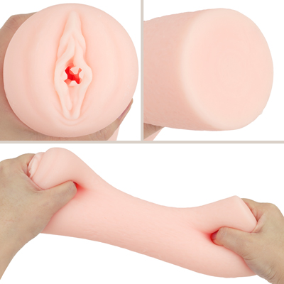 しっかりとした肉厚フォルムを演出しつつも、使用後のケアがしやすい「べたつき控えめ」の高弾力素材を採用。密閉感とバキューム効果を高める非貫通タイプで、付属のプレミアムローションを注入した瞬間から、内部ギミックがダイレクトな快感へと変わります。