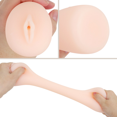 気になるニオイや不快なベタつきを抑えた、もっちりとした弾力感のある素材を使用しています。非貫通仕様の挿入口はほどよく伸びる肉厚なボディになっており、抜群の密着感で優しく包み込んでくれるのが魅力。