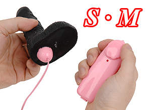 Ｓ／Ｍサイズは底面部にローターセット可能な穴あり。指を入れて操作性の面でも使えます。
※Ｌサイズは底面部にローターセット用の穴はありません